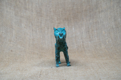 Benin Leopard sculpture - Bronze 56.18