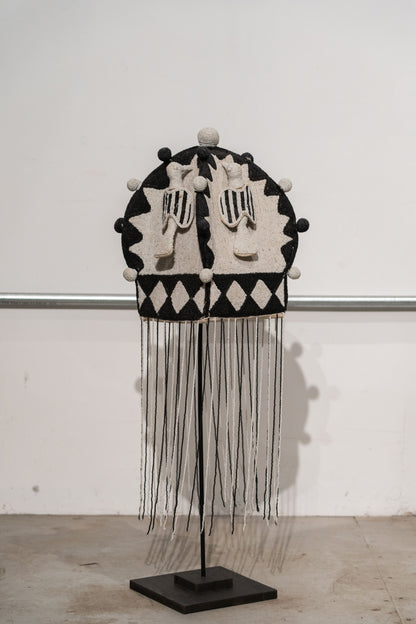 Yoruba Royal Crown Black & White