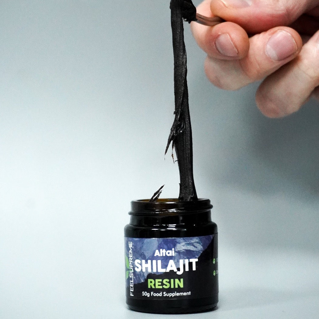 Altai Shilajit Resin 50g – 85% Fulvic Acid, Lab Tested