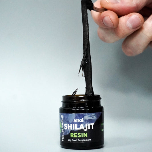 Altai Shilajit Resin 50g – 85% Fulvic Acid, Lab Tested