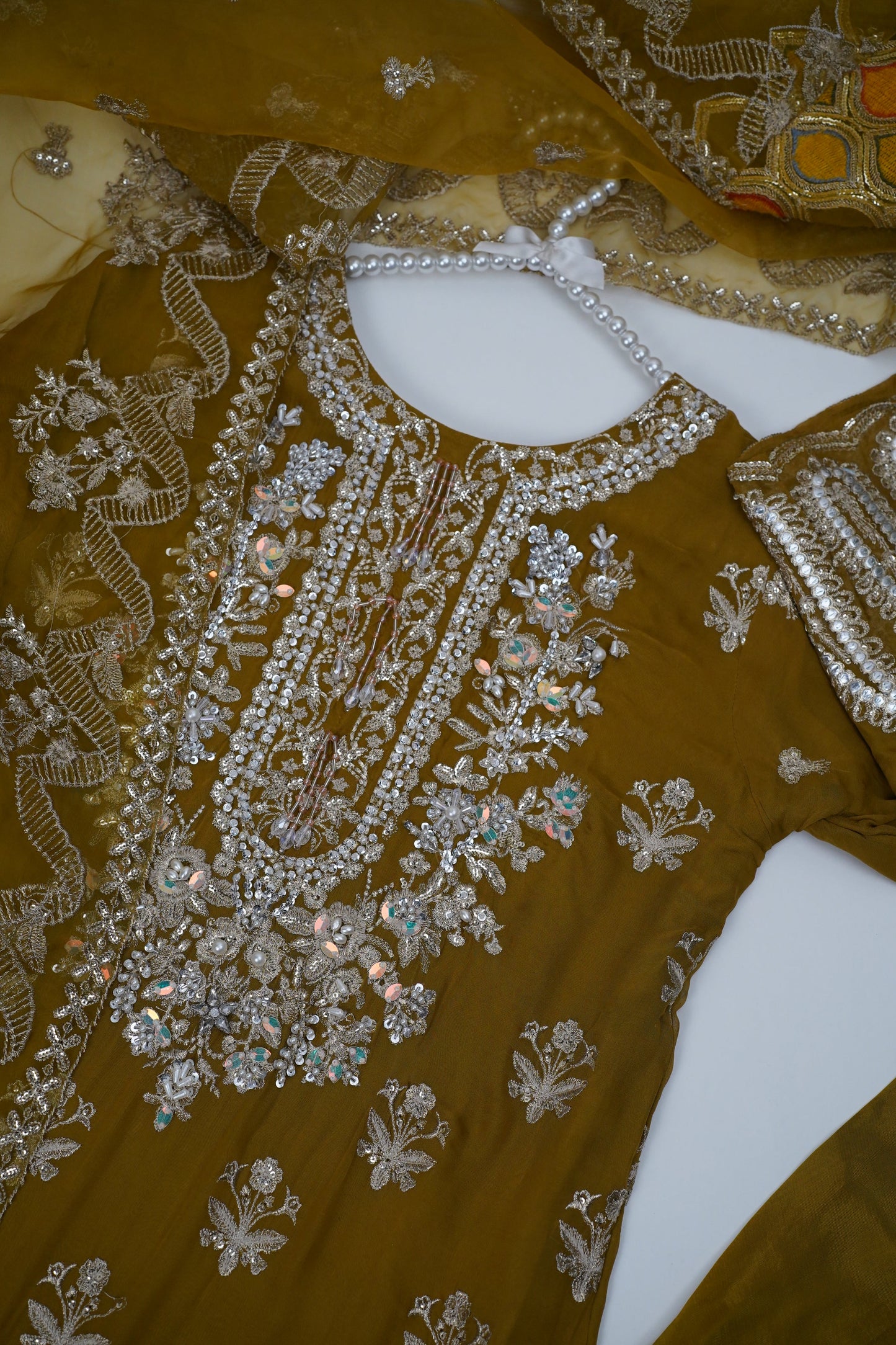 Husan e Jahan - Luxury Chiffon Suit with Chiffon Dupatta - Ready to Wear