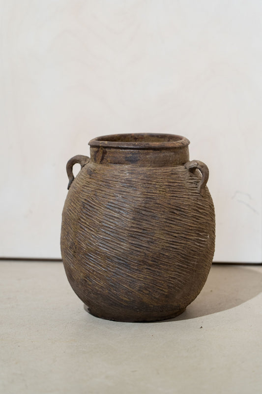 Antique Earthenware Preserve Pots