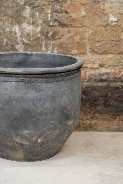 Big Old Grey Asian Pots