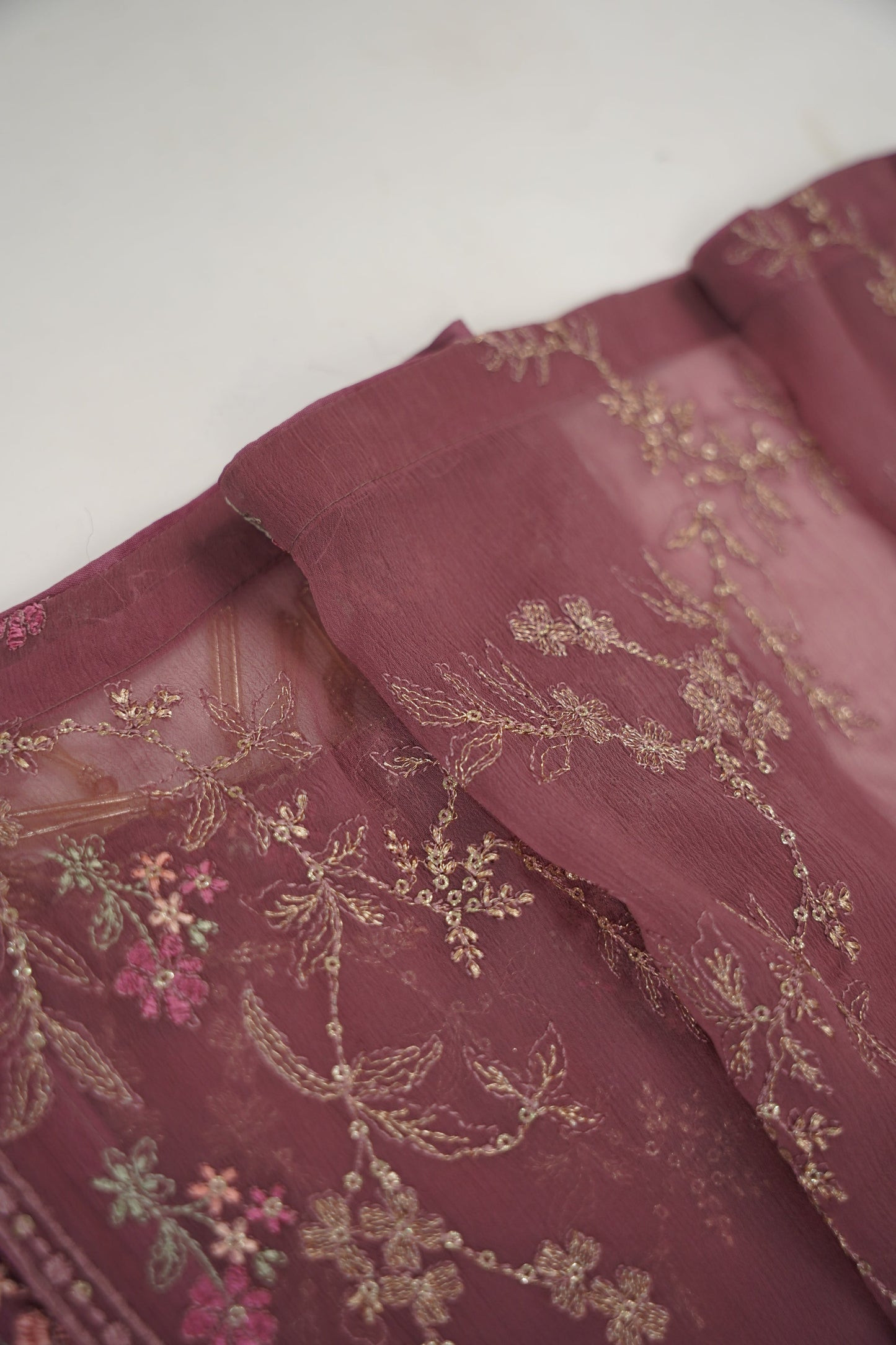 Husan e Jahan - Luxury Chiffon Outfit with Chiffon Dupatta - Ready to Wear - Eid25 - HEJ-V3-D8