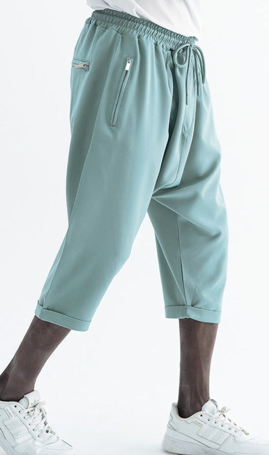 QL Relaxed Shorts Bermuda AZUR in Almond Green