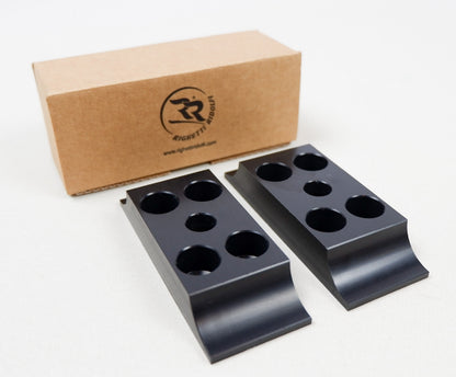 Pair of Flush Fitting Engine Mount Clamps 32mm x 92mm