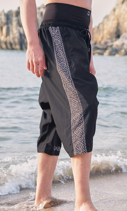 QL Halal Swim Shorts ETNIZ S25 in Black