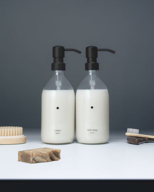 Minimal Clear Soap Dispenser