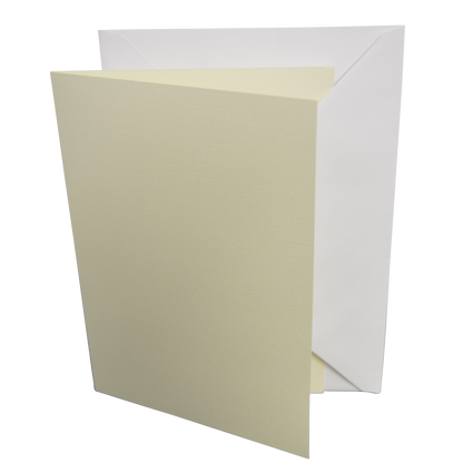 5x7 Coloured Greeting Card Blanks & Envelopes – Choose Colour & Quantity