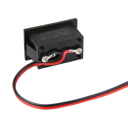 V40D 2 Wires Red Light Display Mini Waterproof IPX4 Digital Voltage Meter, Measure Voltage: DC 2.5-30V, DT0002G, DT0002L, DT0002R