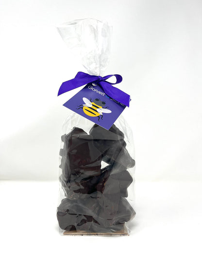 Chocolate Honeycomb - Handmade Dark Chocolate Cinder Toffee (250g)