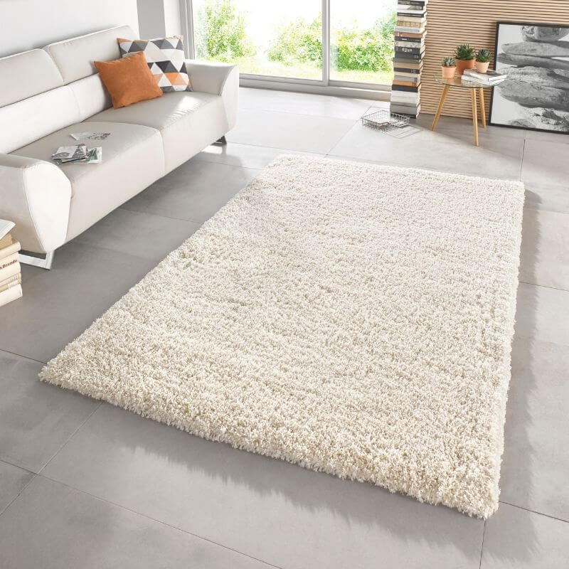 Deep-Pile Rug Venice Cream Color