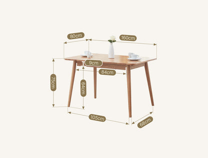 Delicia Extendable Dining Table, Ash