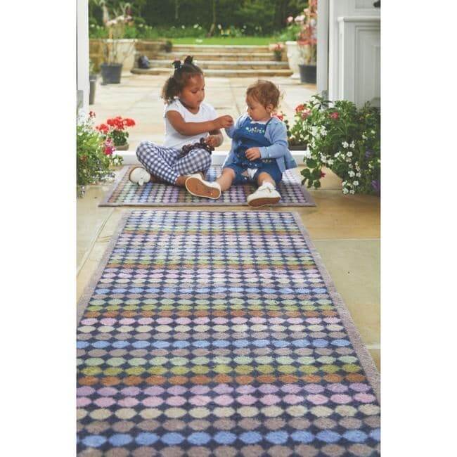 Eco-Friendly Washable Dots Mat and Runner