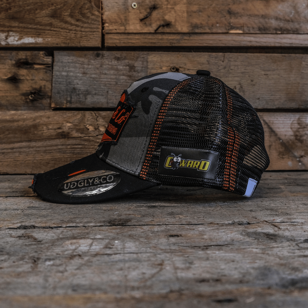 Grey Camo Diamond Cap