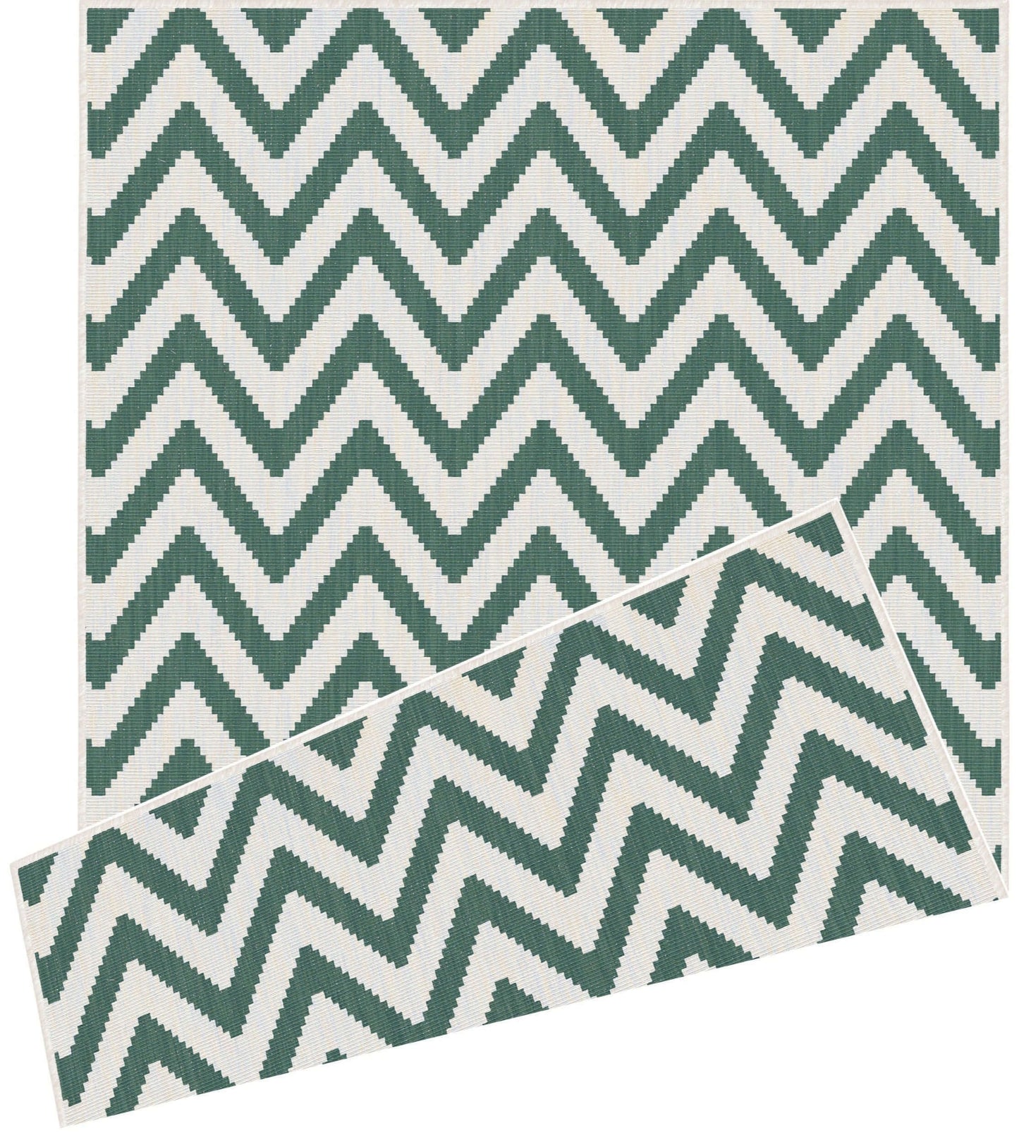 Duo Weave Outdoor Rug Chevron