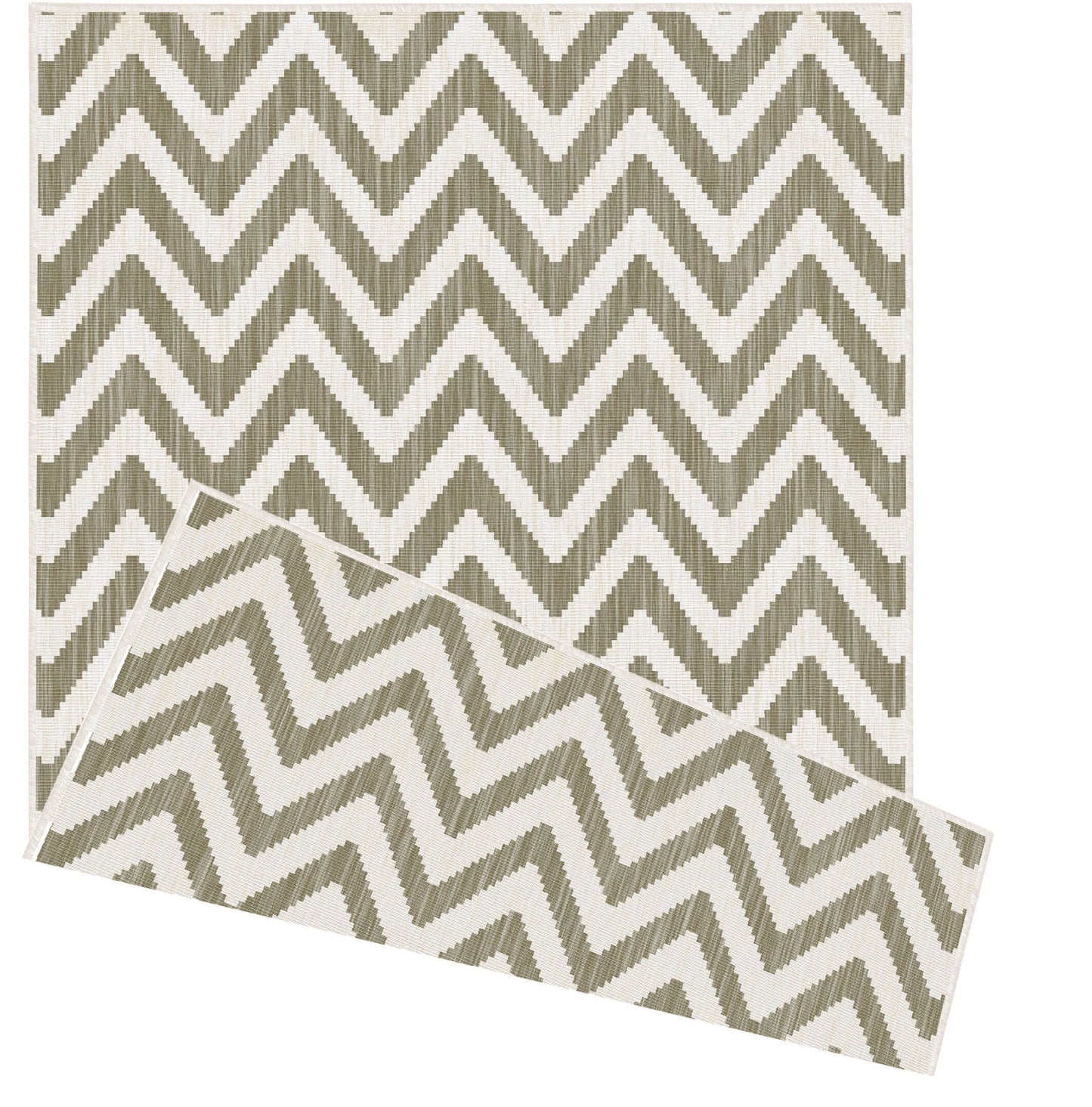 Duo Weave Outdoor Rug Chevron