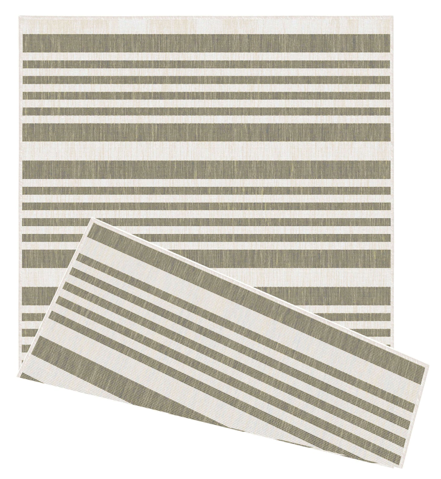 Duo Weave Outdoor Rug Modern Stripes
