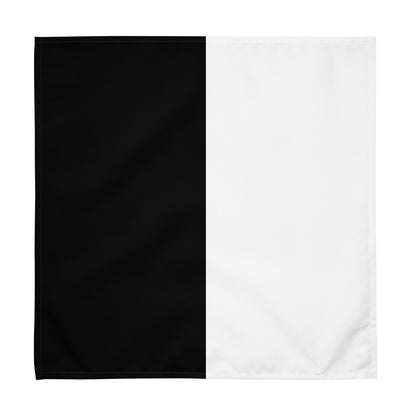 Half Black Half White - Cloth Napkin Set