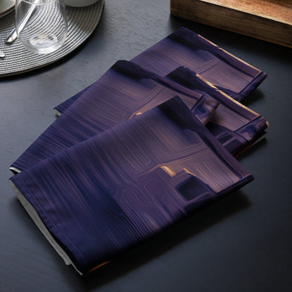 The Sleeping Yachts (at Sunset) - Cloth Napkin Set
