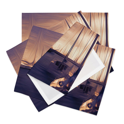 The Sleeping Yachts (at Sunset) - Placemat Set