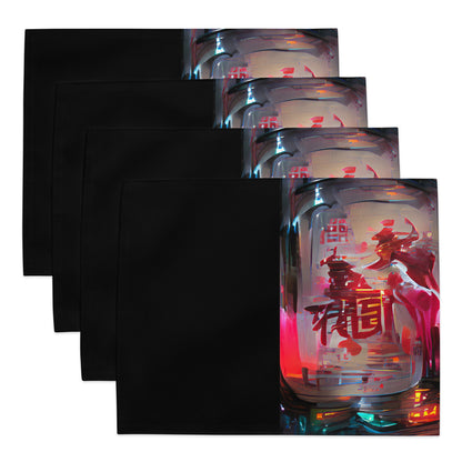 Half Black Half Báijiǔ - Placemat Set