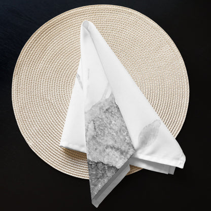 Watercolour Grey Splash - Cloth Napkin Set