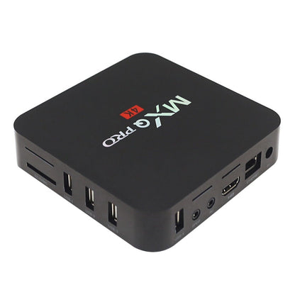 MXQ PROi 1080P 4K HD Smart TV BOX with Remote Controller, Android 7.1 S905W Quad Core Cortex-A53 Up to 2GHz, RAM: 2GB, ROM: 16GB, Support WiFi, UK Plug, 2GB+16GB,UK Plug