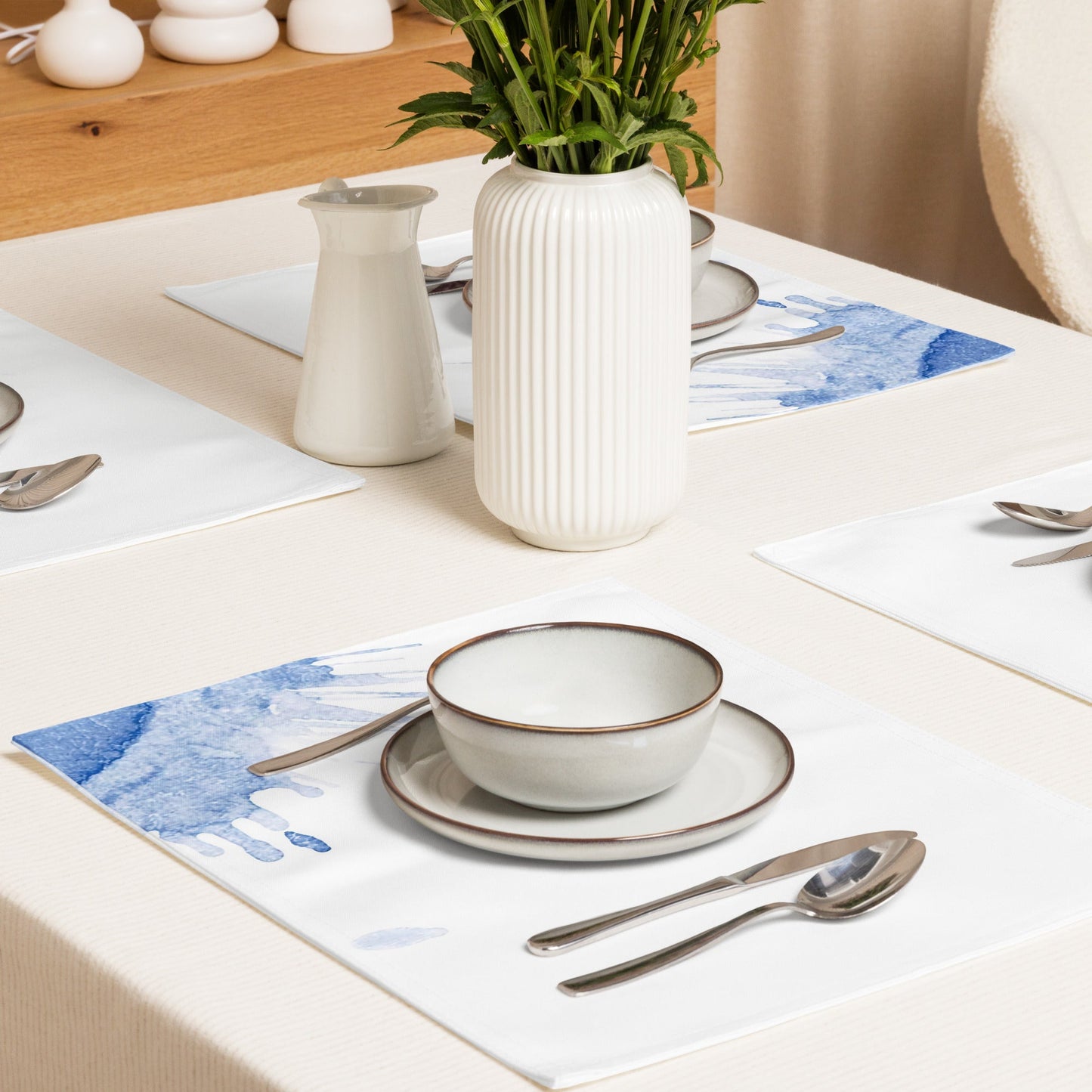 Watercolour Blue Splash - Placemat Set