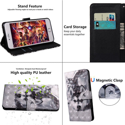 3D Painting Pattern Coloured Drawing Horizontal Flip TPU + PU Leather Case with Holder & Card Slots & Wallet, For Galaxy A20E