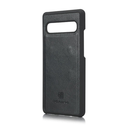 DG.MING Crazy Horse Texture Flip Detachable Magnetic Leather Case with Holder & Card Slots & Wallet, for Galaxy S10 5G