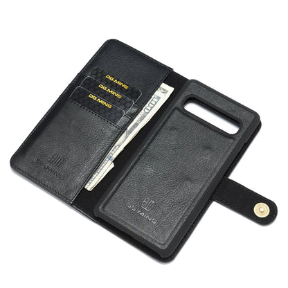 DG.MING Crazy Horse Texture Flip Detachable Magnetic Leather Case with Holder & Card Slots & Wallet, for Galaxy S10 5G