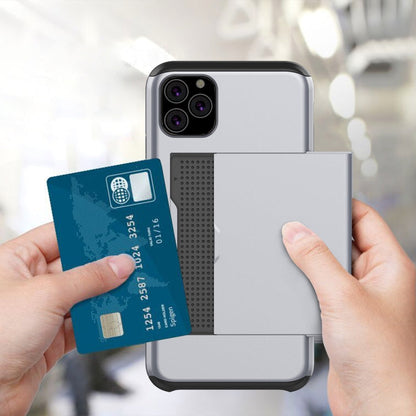 Shockproof Rugged Armor Protective Case with Card Slot, For iPhone 11 Pro Max, For iPhone 11