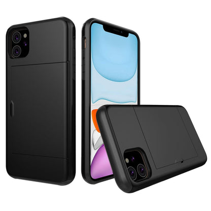 Shockproof Rugged Armor Protective Case with Card Slot, For iPhone 11 Pro Max, For iPhone 11