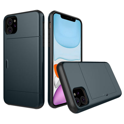 Shockproof Rugged Armor Protective Case with Card Slot, For iPhone 11 Pro Max, For iPhone 11