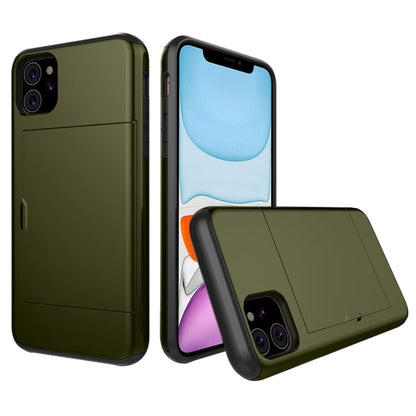Shockproof Rugged Armor Protective Case with Card Slot, For iPhone 11 Pro Max, For iPhone 11