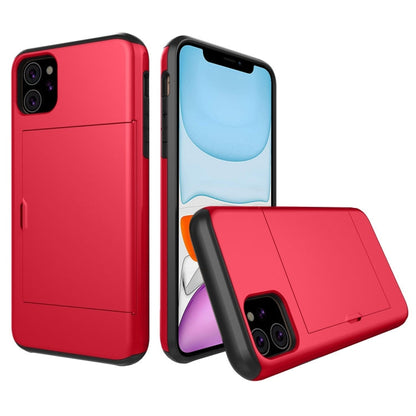 Shockproof Rugged Armor Protective Case with Card Slot, For iPhone 11 Pro Max, For iPhone 11