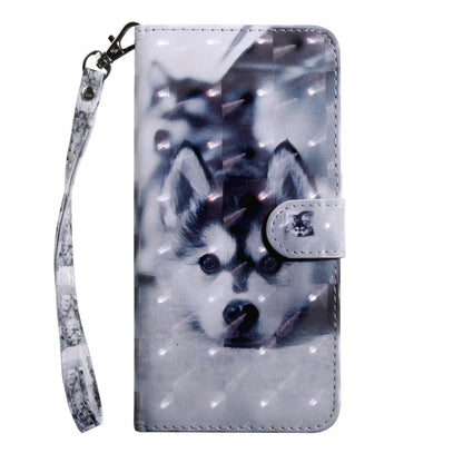 3D Painting Pattern Coloured Drawing Horizontal Flip TPU + PU Leather Case with Holder & Card Slots & Wallet, For Galaxy S10e, For Galaxy S10+