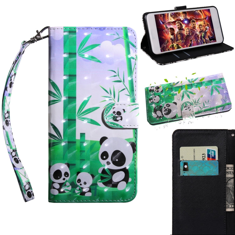 3D Painting Pattern Coloured Drawing Horizontal Flip TPU + PU Leather Case with Holder & Card Slots & Wallet, For Galaxy S10e, For Galaxy S10+