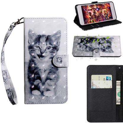3D Painting Pattern Coloured Drawing Horizontal Flip TPU + PU Leather Case with Holder & Card Slots & Wallet, For Galaxy S10e, For Galaxy S10+