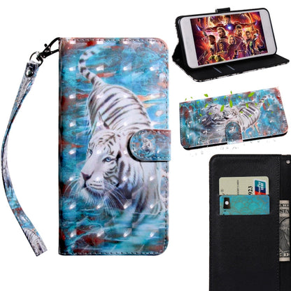 3D Painting Pattern Coloured Drawing Horizontal Flip TPU + PU Leather Case with Holder & Card Slots & Wallet, For Galaxy S10e, For Galaxy S10+