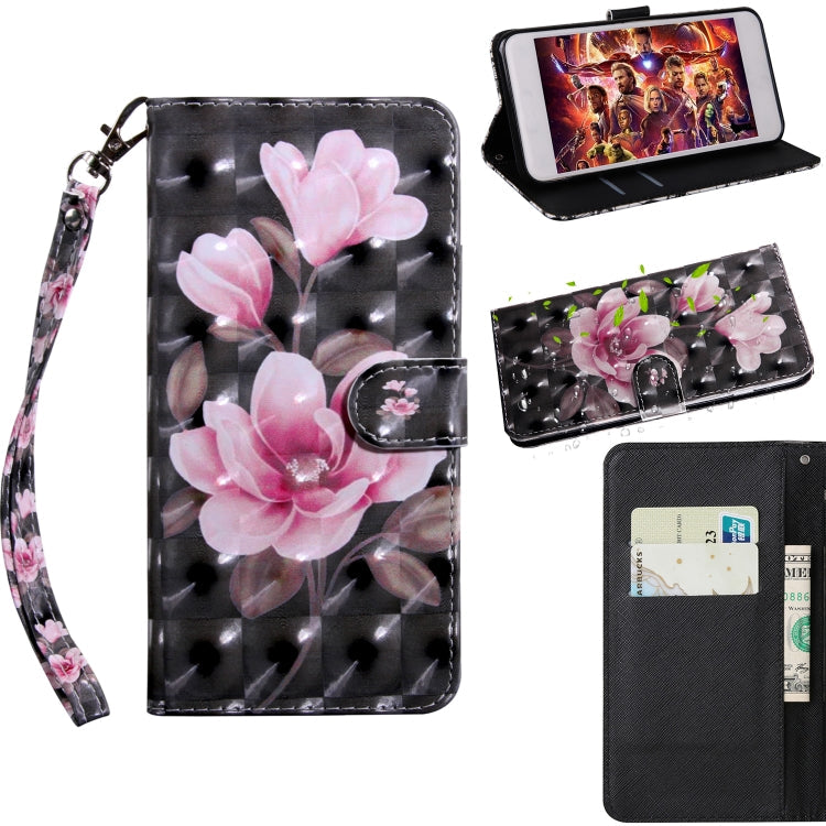 3D Painting Pattern Coloured Drawing Horizontal Flip TPU + PU Leather Case with Holder & Card Slots & Wallet, For Motorola E5 Play, For Motorola E5 Play Go