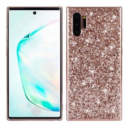 Plating Glittery Powder Shockproof TPU Case, For Motorola Moto G7 Play, For Galaxy Note 10, For Galaxy Note 10+