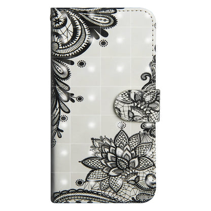 3D Painting Pattern Horizontal Flip TPU + PU Leather Case with Holder & Card Slots & Wallet, For iPhone 7 Plus, For iPhone SE 2022 / SE 2020 / 8 / 7