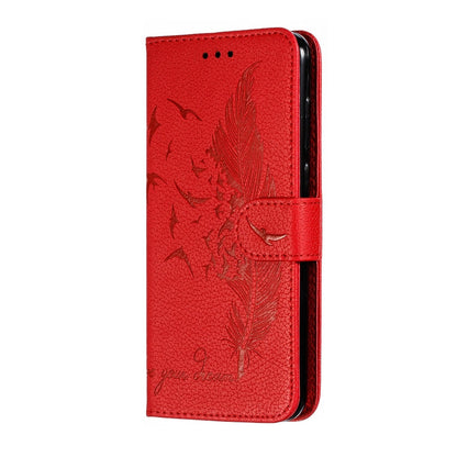 Feather Pattern Litchi Texture Horizontal Flip Leather Case with Wallet & Holder & Card Slots, For Motorola One Pro, For Motorola Moto E6, For Motorola Moto G7 Play, For Motorola Moto G7 Power