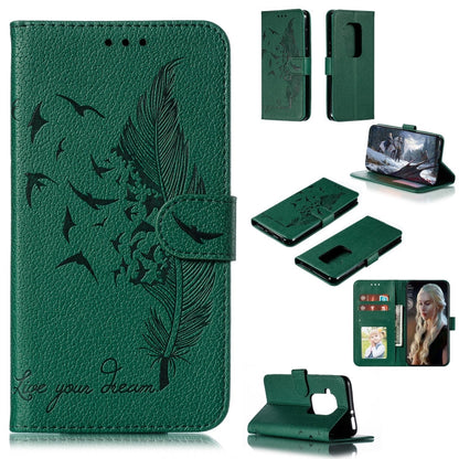 Feather Pattern Litchi Texture Horizontal Flip Leather Case with Wallet & Holder & Card Slots, For Motorola One Pro, For Motorola Moto E6, For Motorola Moto G7 Play, For Motorola Moto G7 Power