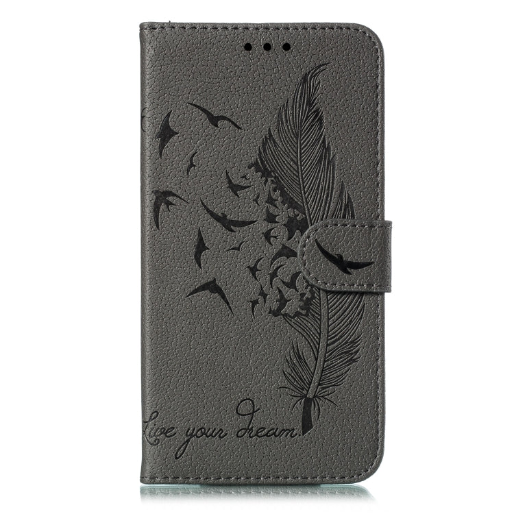 Feather Pattern Litchi Texture Horizontal Flip Leather Case with Wallet & Holder & Card Slots, For Motorola One Pro, For Motorola Moto E6, For Motorola Moto G7 Play, For Motorola Moto G7 Power