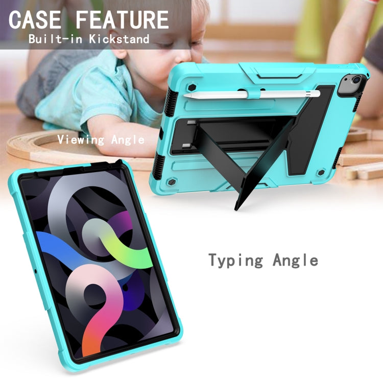 T-shaped Bracket Contrast Color Shockproof PC + Silicone Protective Case, For Samsung Galaxy Tab A7 10.4 (2020), For iPad Air 2022 / 2020 10.9 / iPad Pro 11