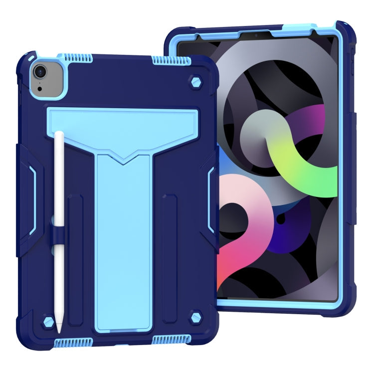 T-shaped Bracket Contrast Color Shockproof PC + Silicone Protective Case, For Samsung Galaxy Tab A7 10.4 (2020), For iPad Air 2022 / 2020 10.9 / iPad Pro 11