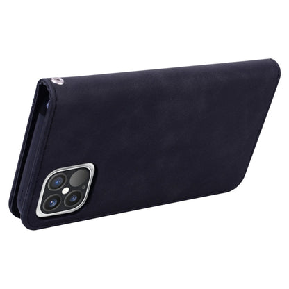 Frosted Business Magnetic Horizontal Flip PU Leather Case with Holder & Card Slot & Lanyard, For iPhone 12 / 12 Pro, For iPhone 12 Pro Max